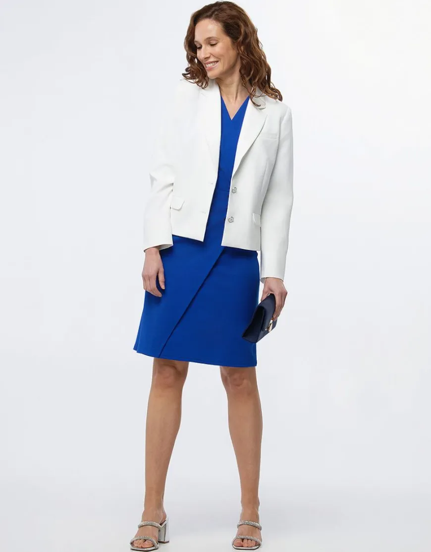 Veste tailleur chic écru