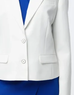 Veste tailleur chic écru