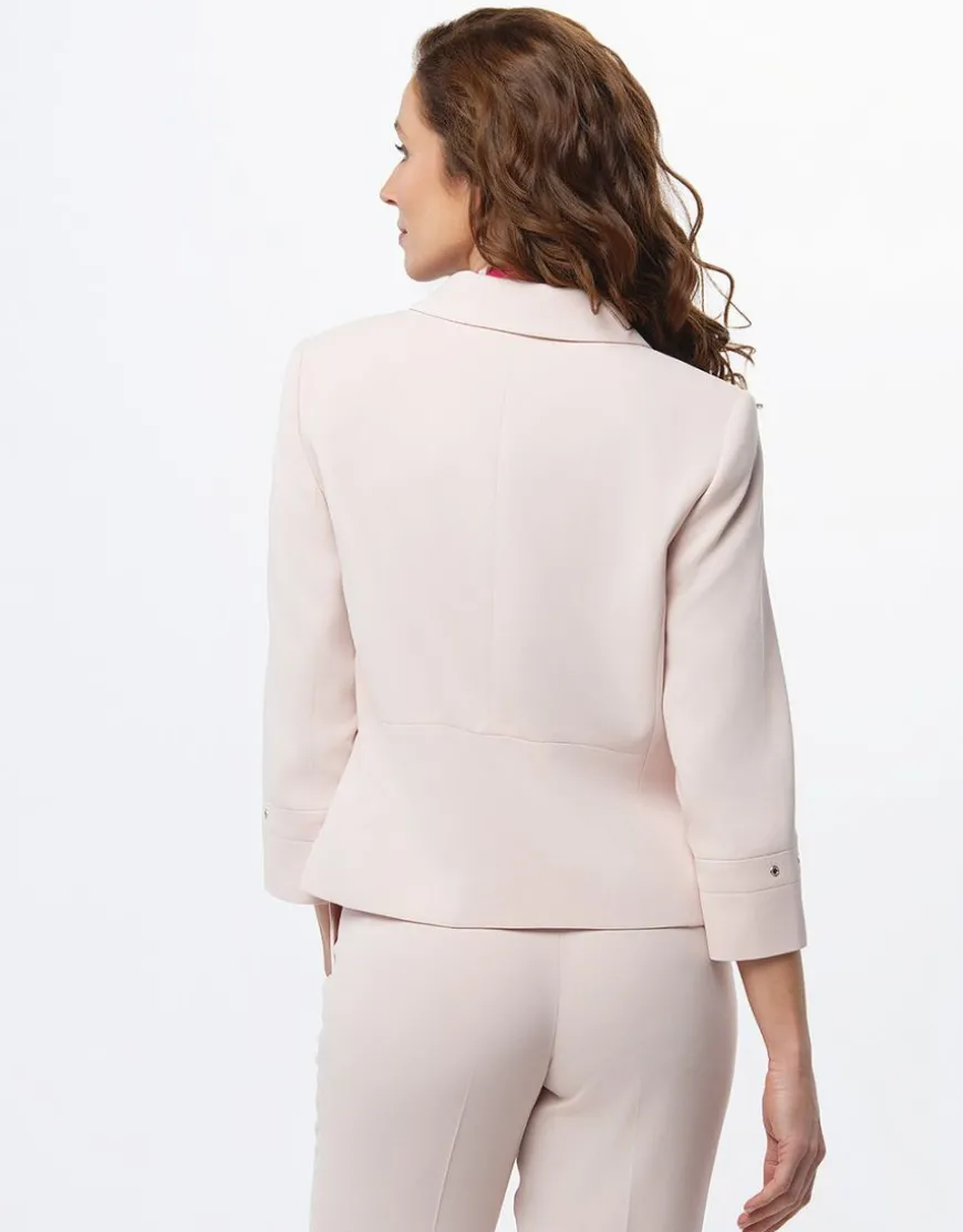 Veste tailleur chic rose