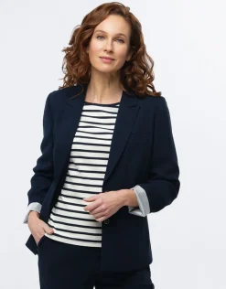 Veste tailleur crêpe