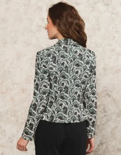 Veste tailleur verte