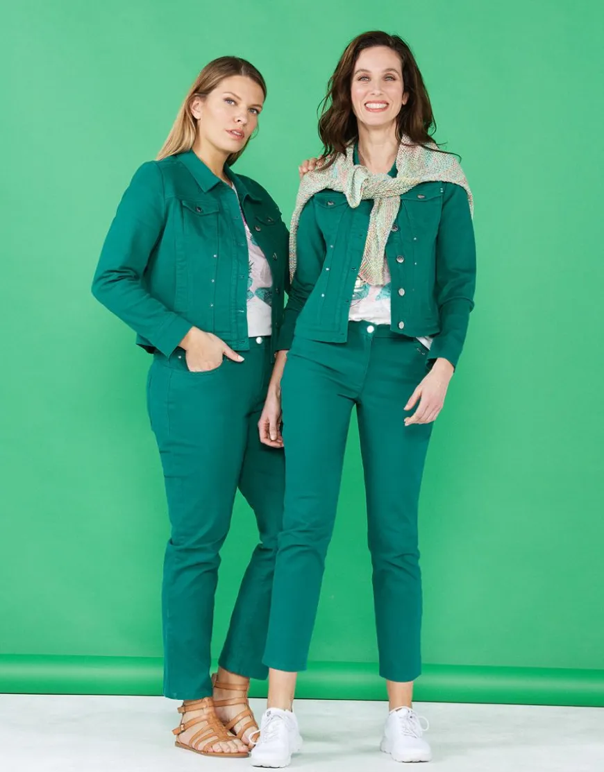 Veste verte coton