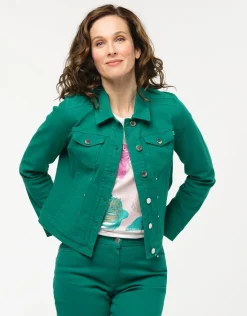 Veste verte coton