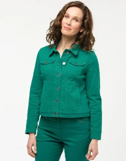 Veste verte coton