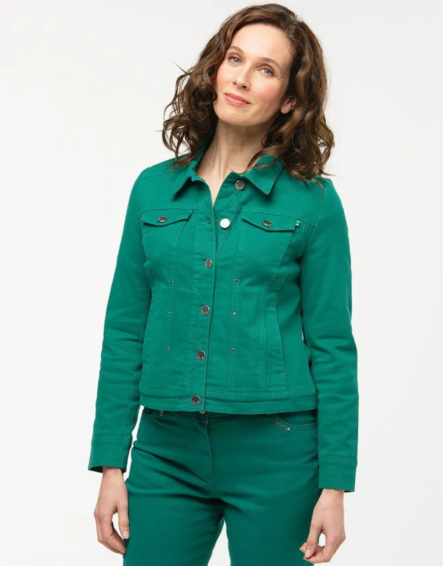 Veste verte coton