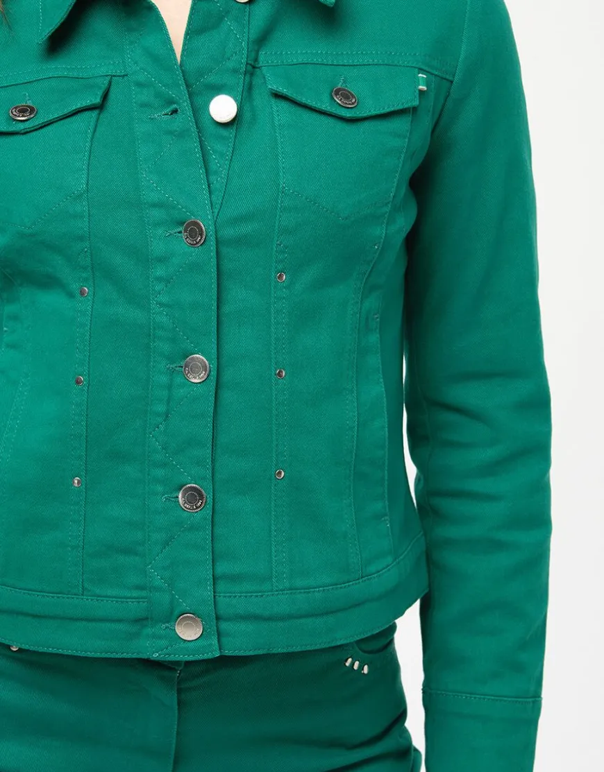 Veste verte coton