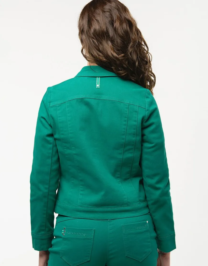 Veste verte coton